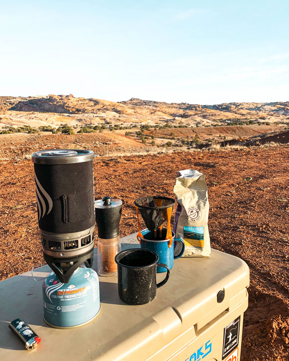 coffee in the desert