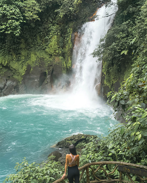 rio celeste waterfall